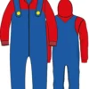 Adult Onesie costume Super Mario M
