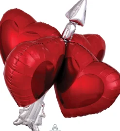 Amorin nuoli ja sydämet erikoismuotofolio