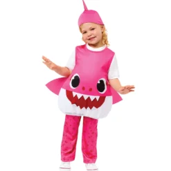Baby Shark asu pinkki 1-2 vuotta