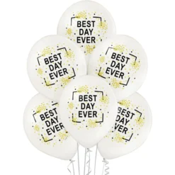 Best Day Ever ilmapallo 30 cm 6 kpl/pkt
