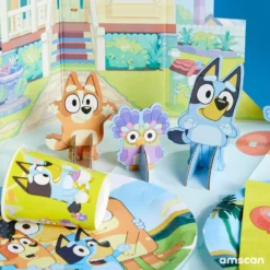 Bluey pöytäkoristesetti, 7 osaa