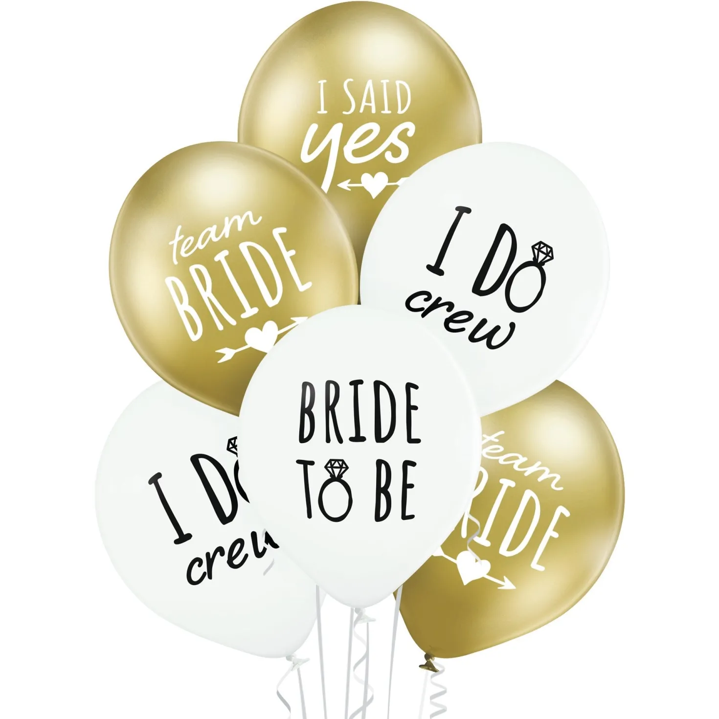 Bride to BE ilmapallo 6 kpl/pss