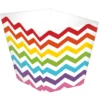 Chevron tarjoilukippo, neliö värikäs 36 kpl/pkt
