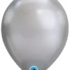 19 cm metallikromihopea ilmapallo 100 kpl/pss