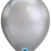 19 cm metallikromihopea ilmapallo 100 kpl/pss