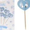 Cocktailtikku baby shower 20 kpl/pkt, lajitelmatuote 2 eri väriä