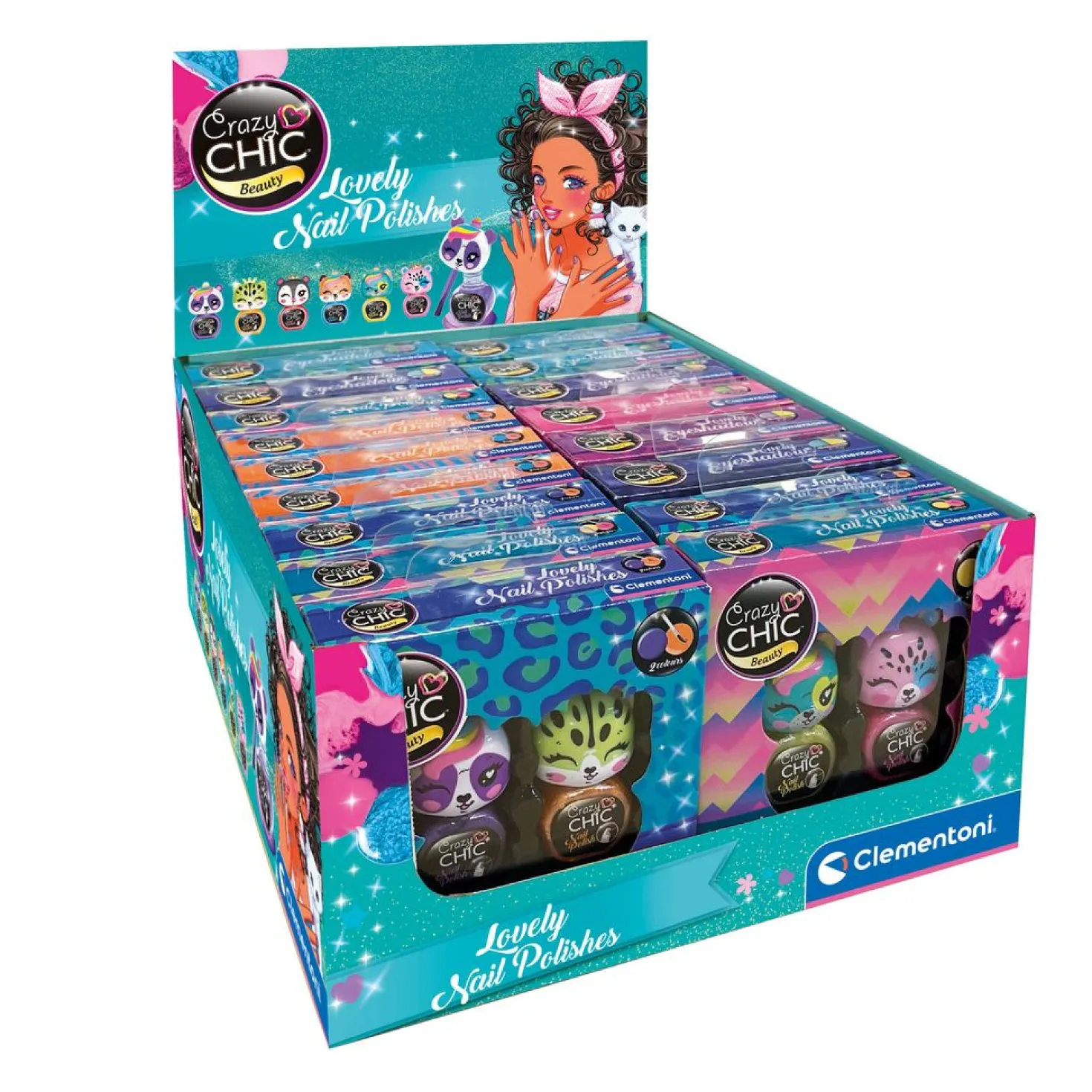 CRAZY CHIC LOVELY ANIMALS -KYNSILAKAT 2 KPL