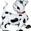 Dalmatialainen 4D ilmatäytteinen foliopallo mustat pilkut 54x61cm