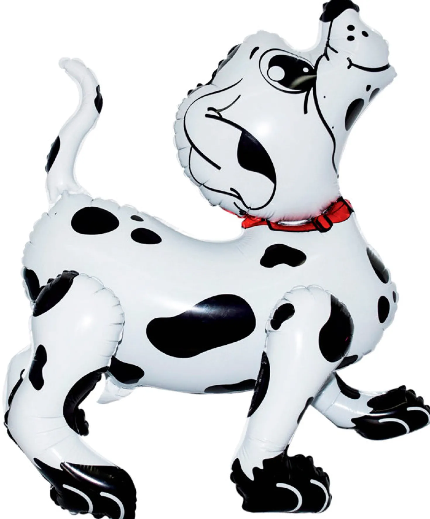 Dalmatialainen 4D ilmatäytteinen foliopallo mustat pilkut 54x61cm