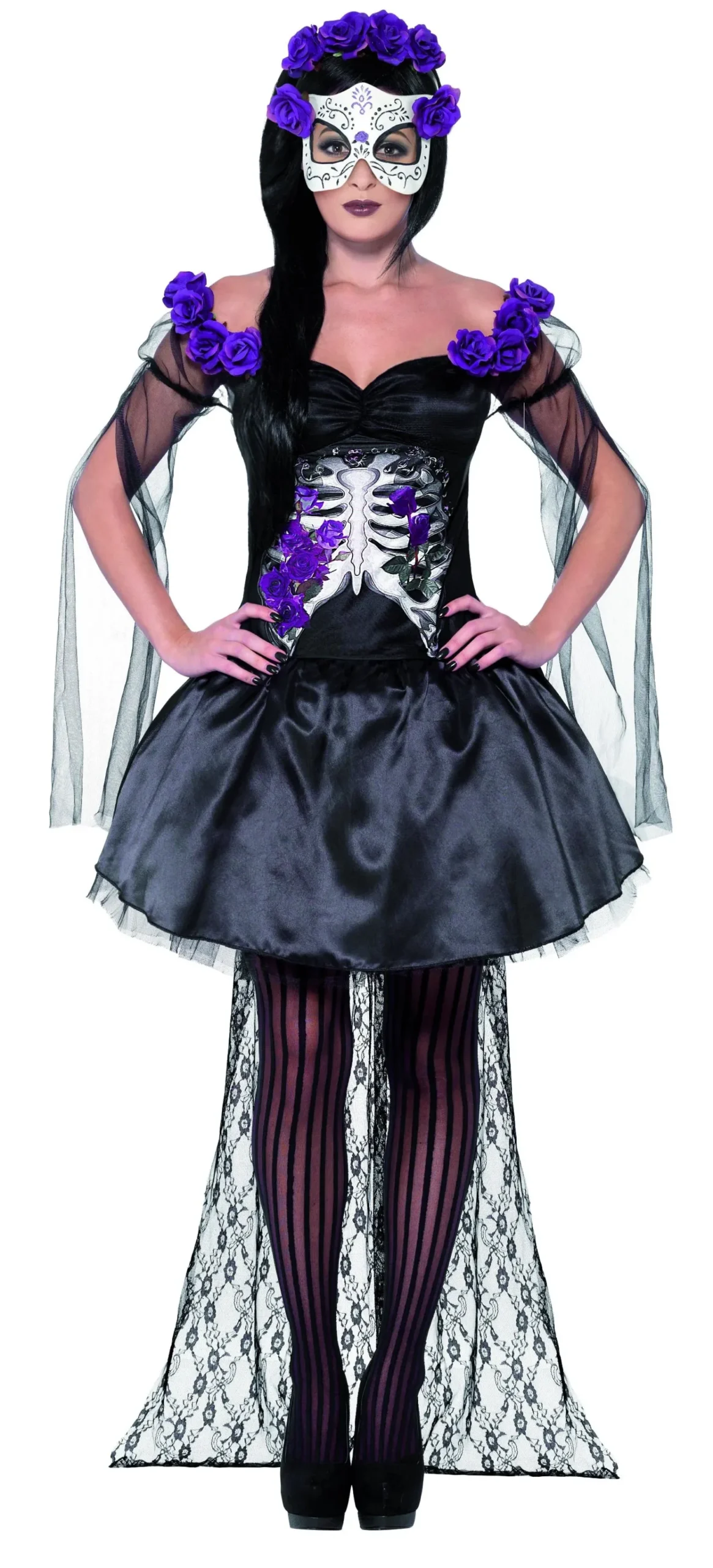 Day of the Dead Senorita aikuisten naamiaisasu