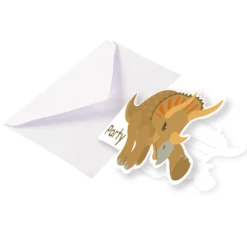 Dinosaurus kutsukortit 8 kpl/pkt