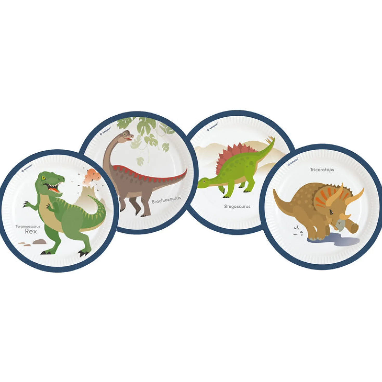 Dinosaurus suuri pahvilautanen 8 kpl/pkt