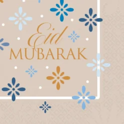Eid Mubarak suuri lautasliina 16 kpl/pkt