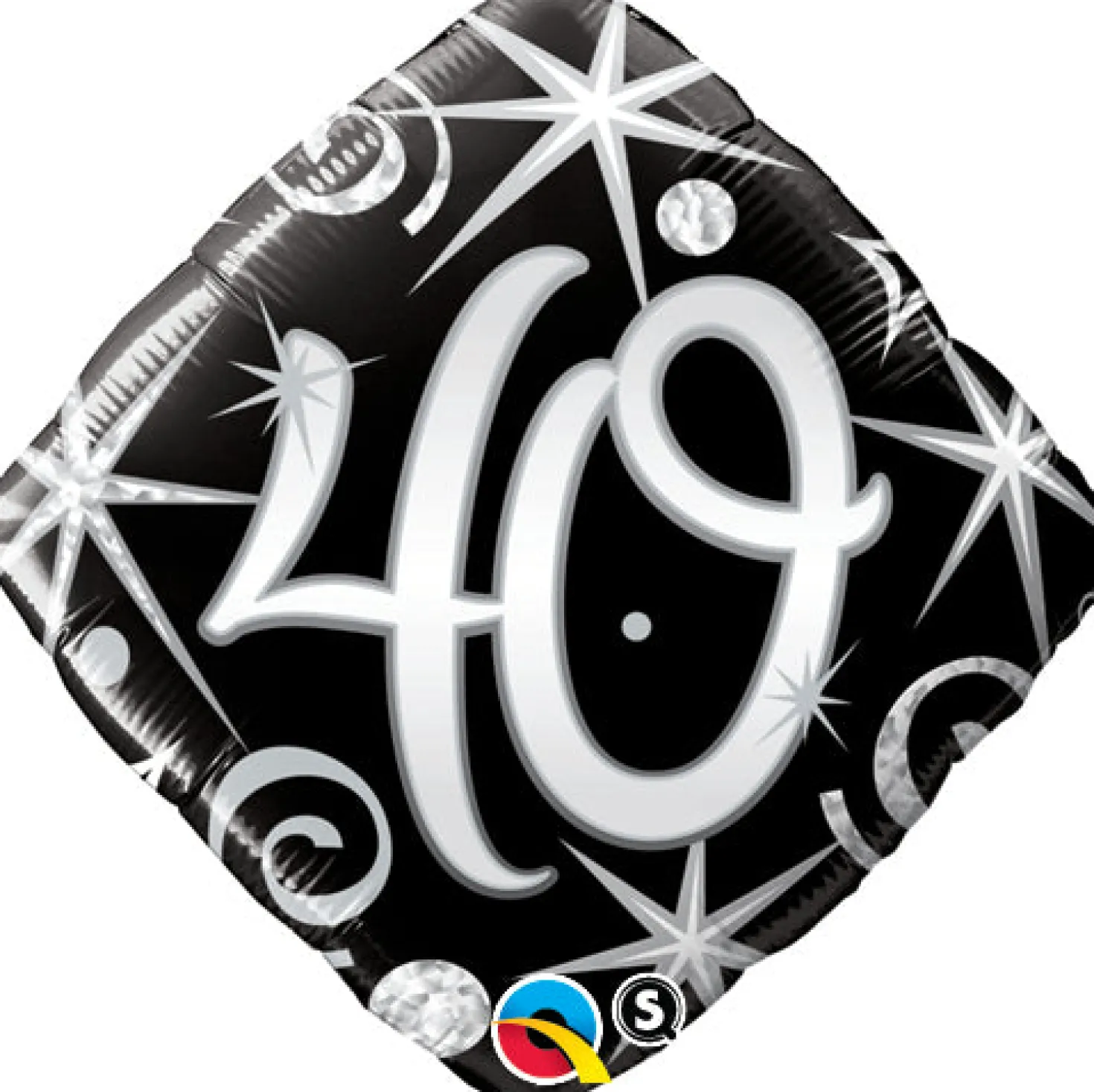Elegantti numero "40" foliopallo