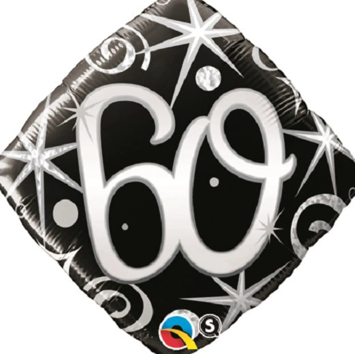 Elegantti numero "60" foliopallo