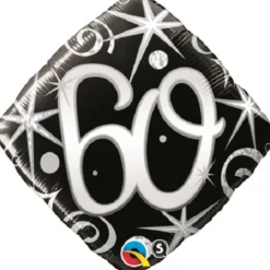 Elegantti numero "60" foliopallo