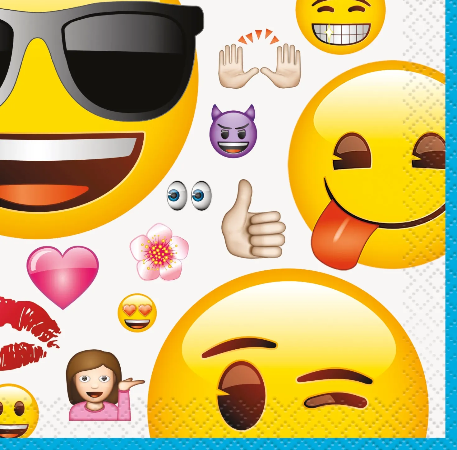 Emoji pieni lautasliina 16 kpl/pkt