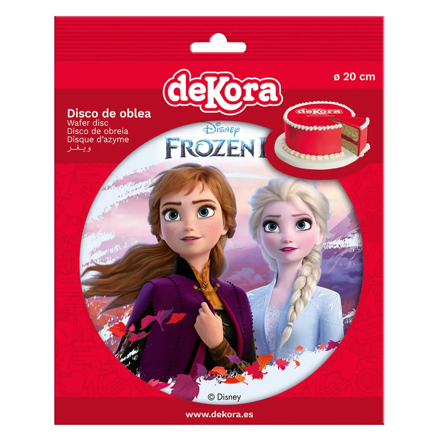 Frozen syötävä kakkukuva