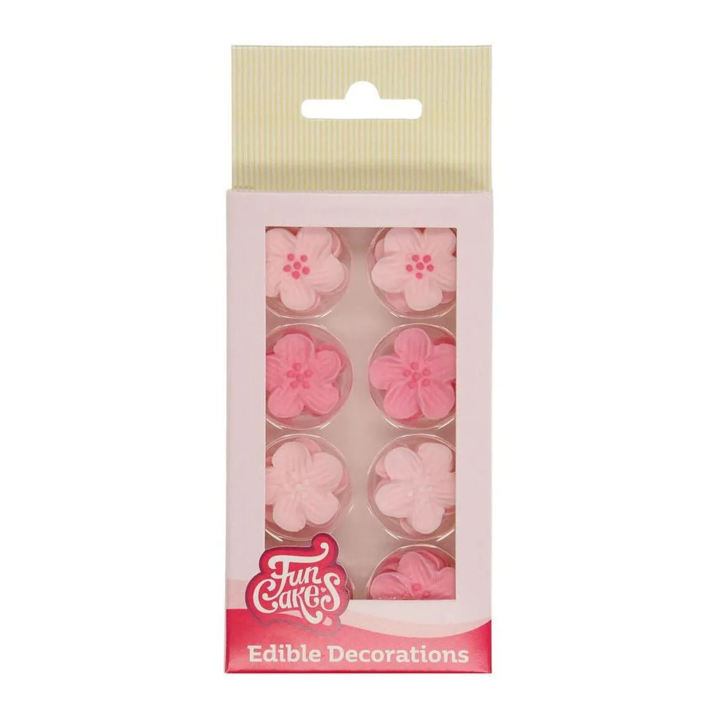 FunCakes syötävä koriste, kukkalajitelma pinkki