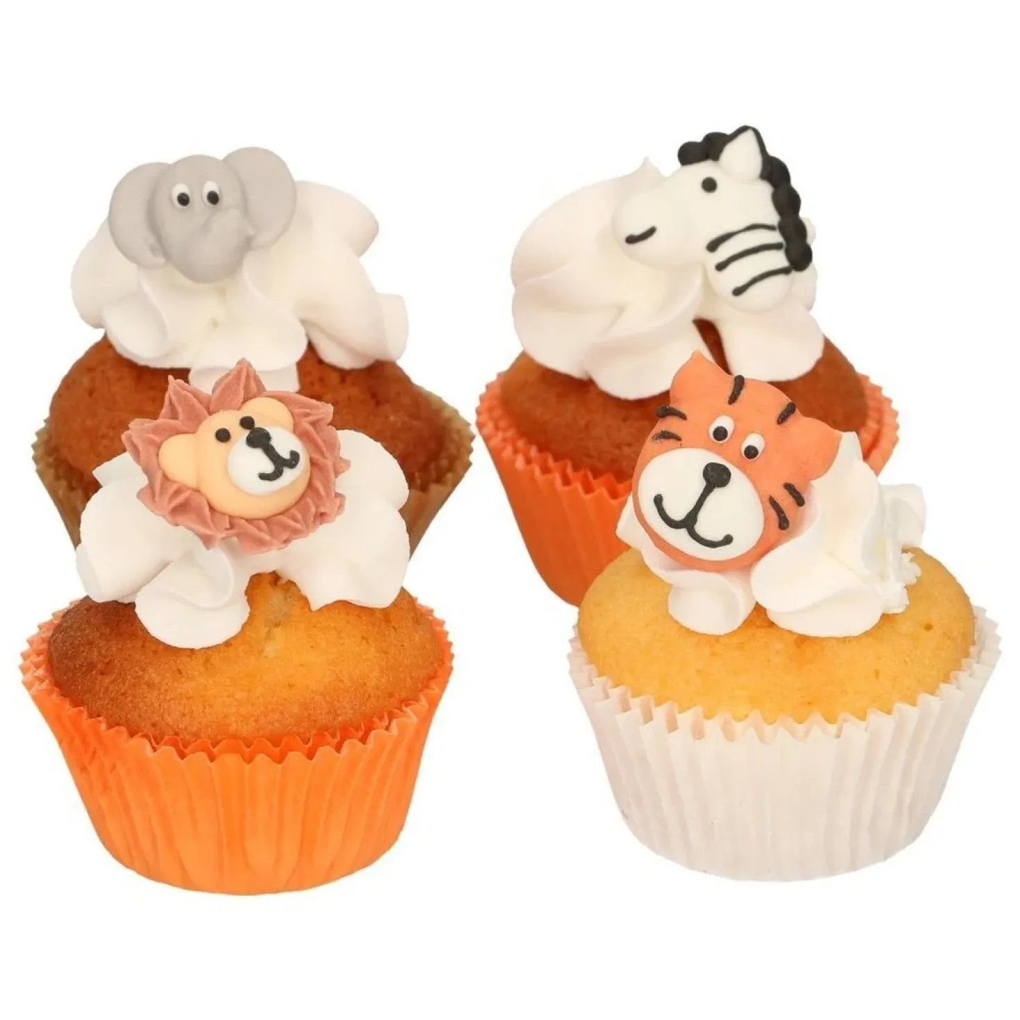 FunCakes syötävä koriste, villieläimet 12kpl