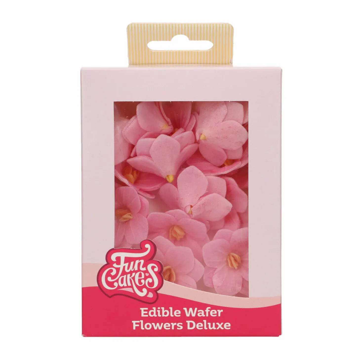 FunCakes syötävät vohvelikukat, Hortensia pinkki 18 kpl