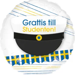 Grattis till studenten ylioppilas foliopallo