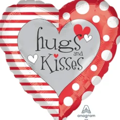 Halauksia ja suukkoja foliopallo