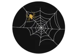 Halloween hämähäkki pahvilautanen 23 cm 10 kpl/pkt