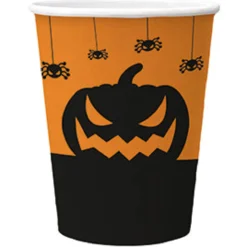 Halloween pahvimuki 250 ml 8 kpl/pkt