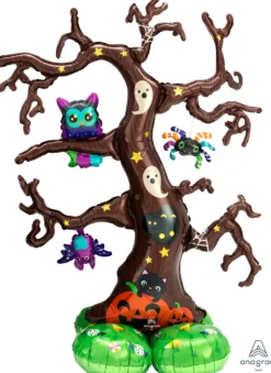 Halloween puu ilmatäytteinen foliopallo 125 cm