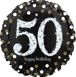 Happy Birthday 50 foliopallo