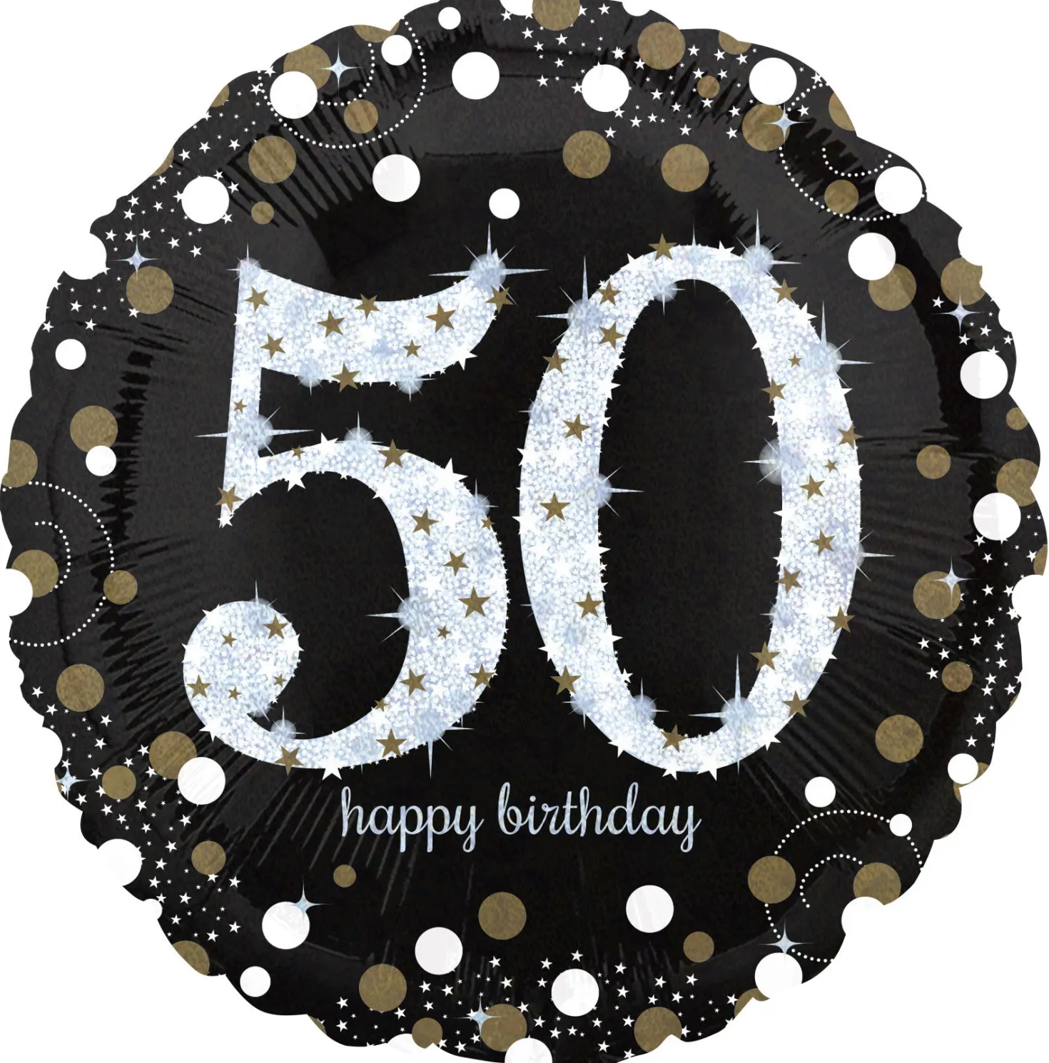 Happy Birthday 50 foliopallo