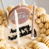 Happy Birthday kakkukynttilät 9 cm 10+1 kpl/pkt