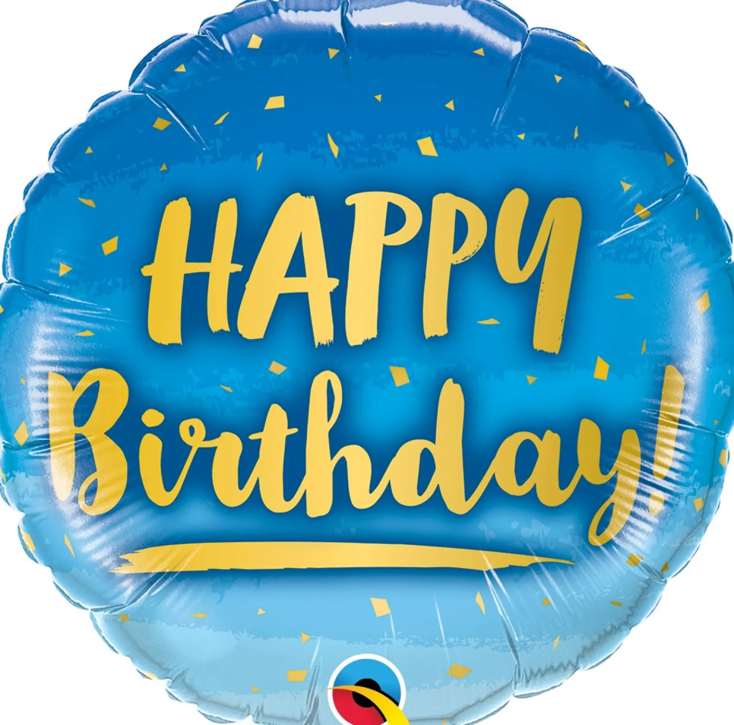 Happy Birthday sininen foliopallo