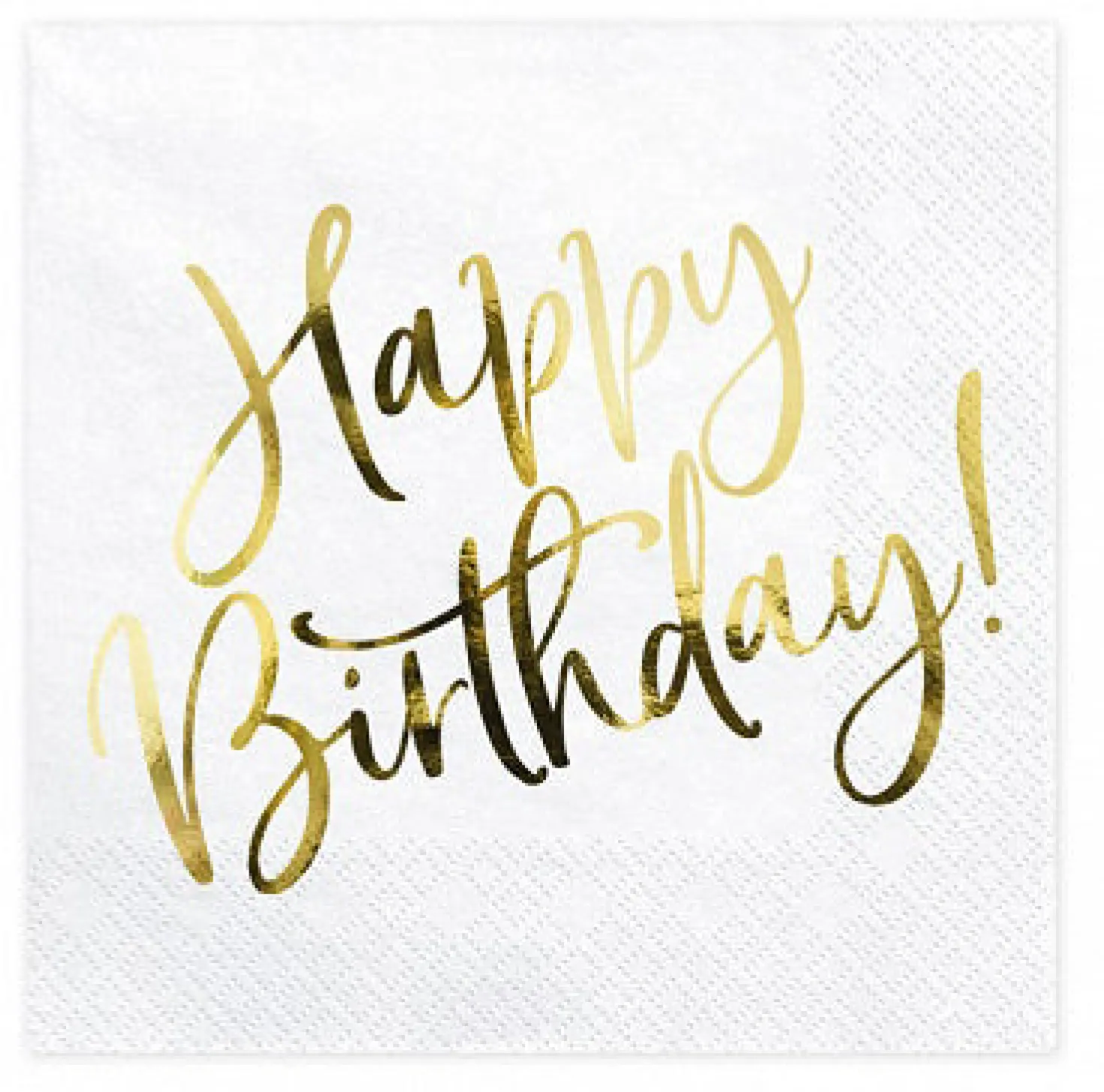 Happy Birthday suuri lautasliina 20 kpl/pkt
