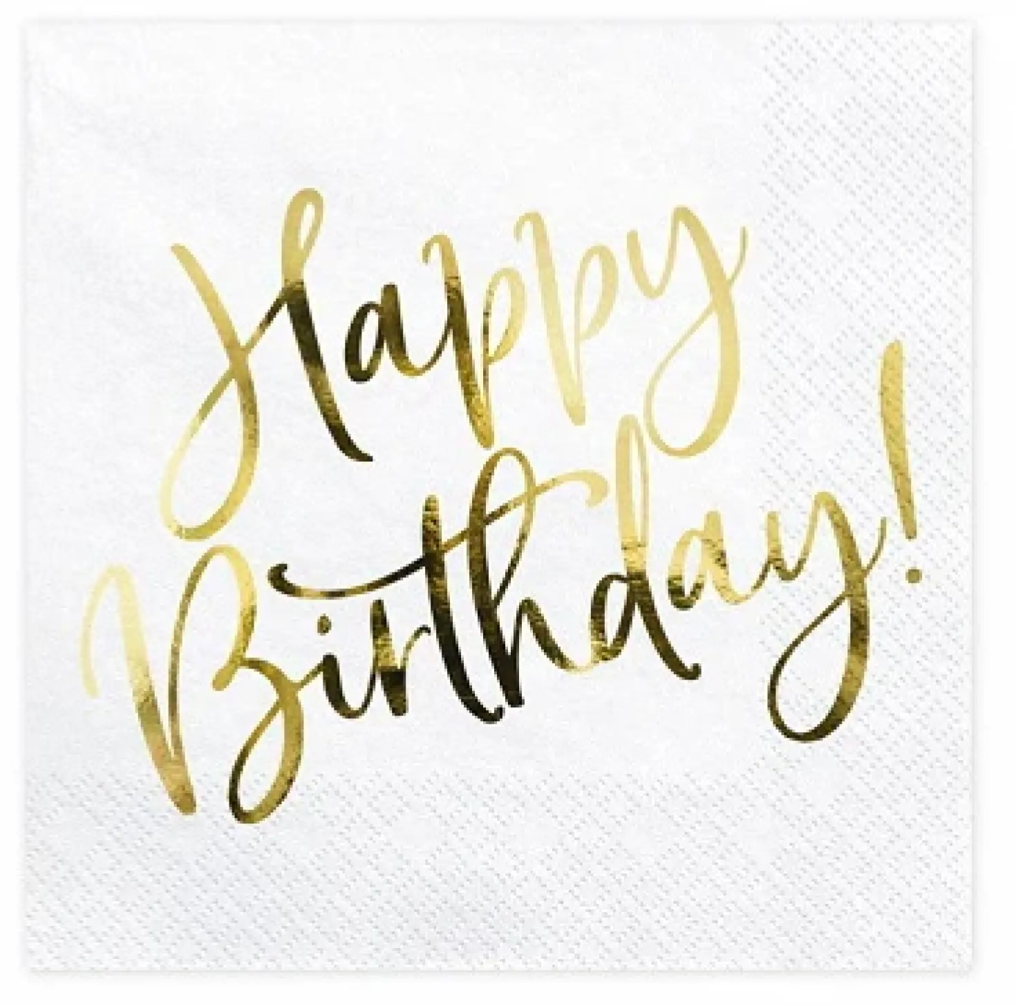 Happy Birthday suuri lautasliina 20 kpl/pkt