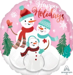 Happy holidays lumiukot foliopallo