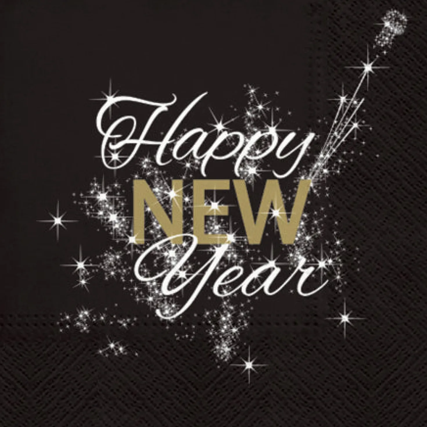 Happy New Year lautasliina 33 x 33 cm 20 kpl/pkt