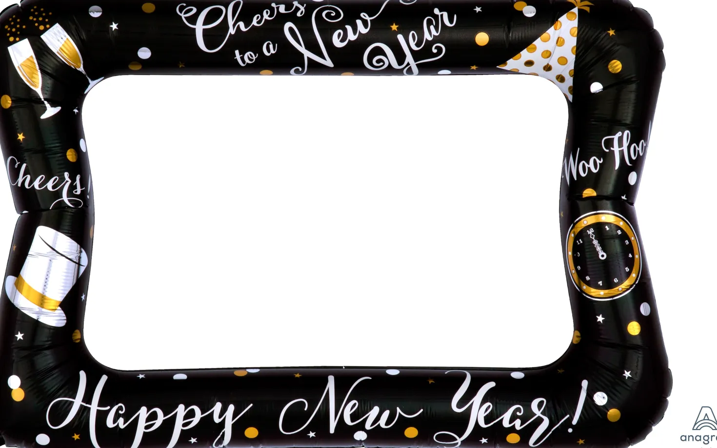 Happy New Year puhallettava selfiekehys