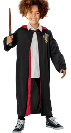 Harry Potter asusetti; kaapu, lasit ja taikasauva