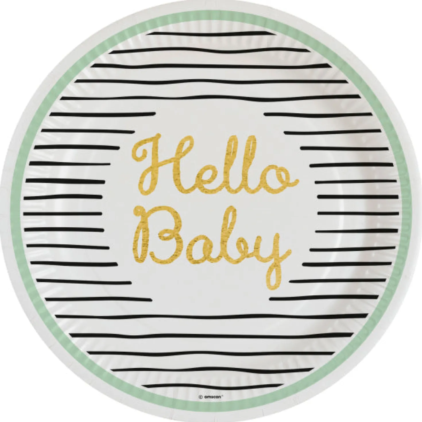 Hello Baby suuri pahvilautanen 8 kpl/pkt