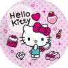 Hello Kitty suuri pahvilautanen 23 cm 8 kpl/pkt