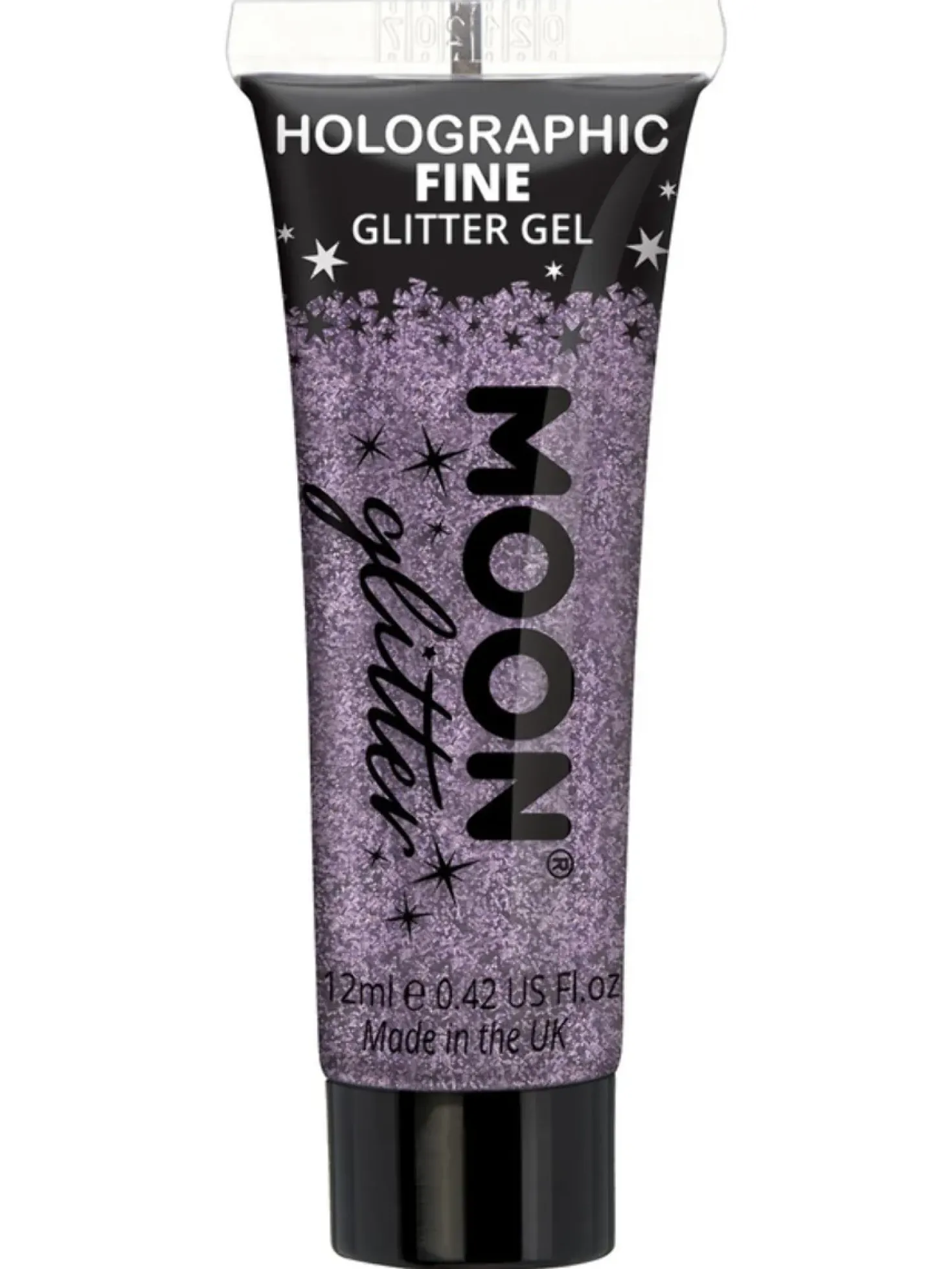 Holografinen glittergeeli hienojakoinen violetti 12 ml