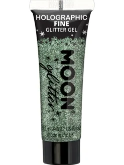 Holografinen glittergeeli hienojakoinen vihreä 12 ml