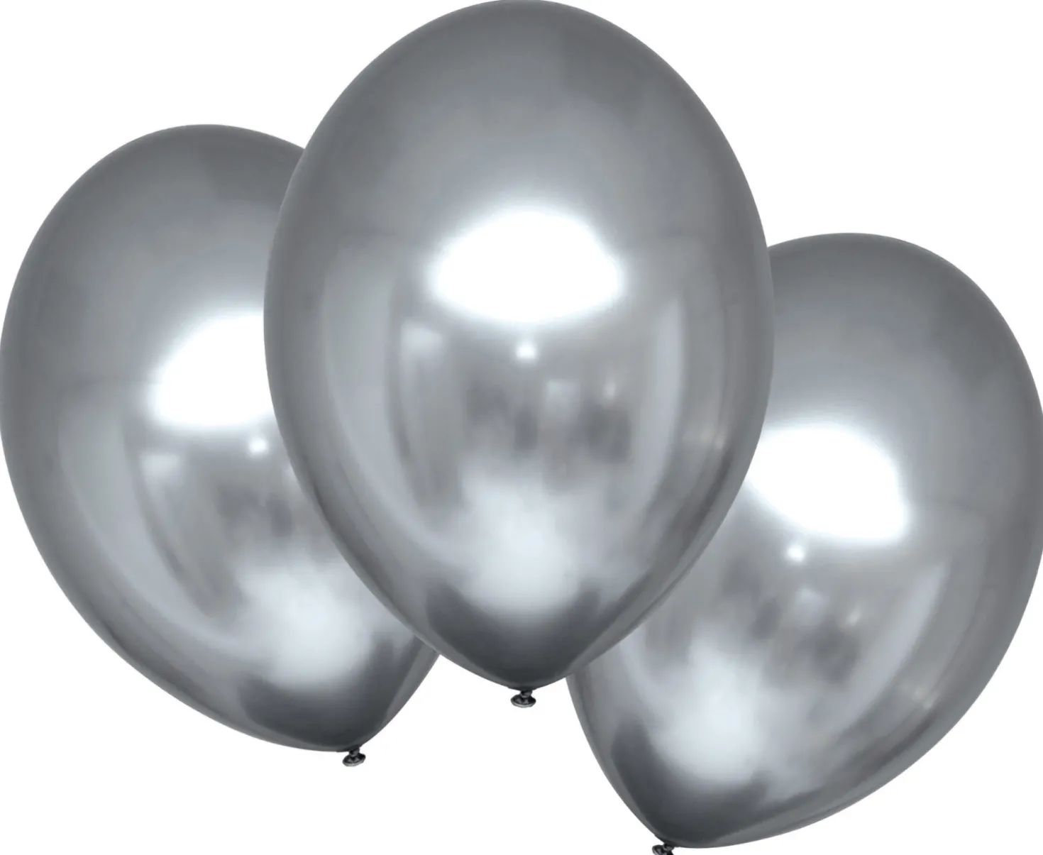 Ilmapallo 28 cm kromihopea Satin Luxe 6 kpl/pss