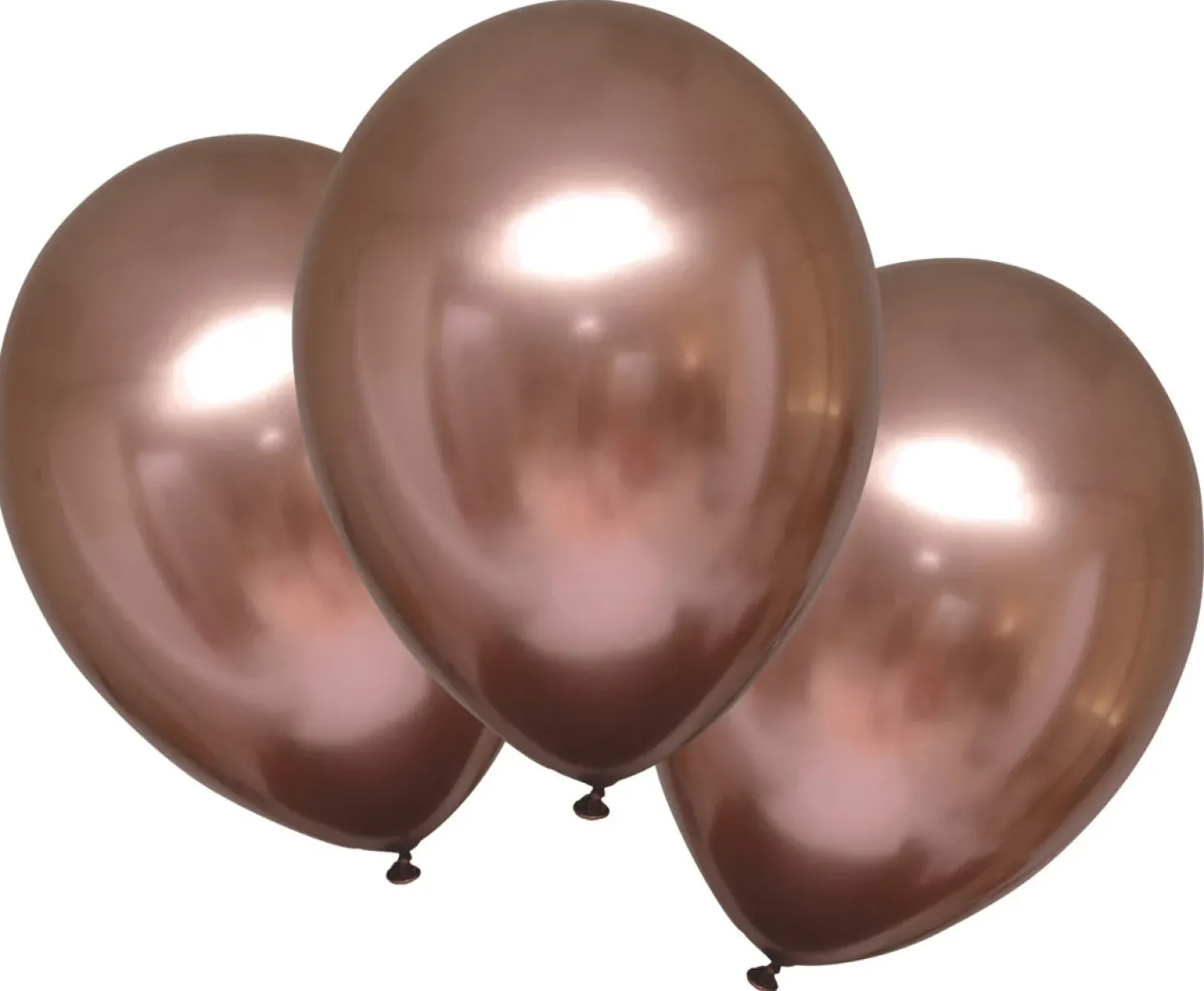 Ilmapallo 28 cm kromiruusukulta Satin Luxe 6 kpl/pss