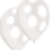 Ilmapallo 28 cm metallinhohtovalkoinen 10 kpl/pss