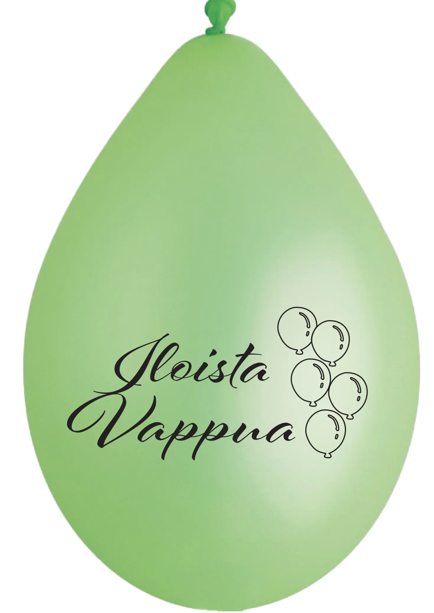 Iloista vappua ilmapallo neon 30 cm 5 kpl/pss