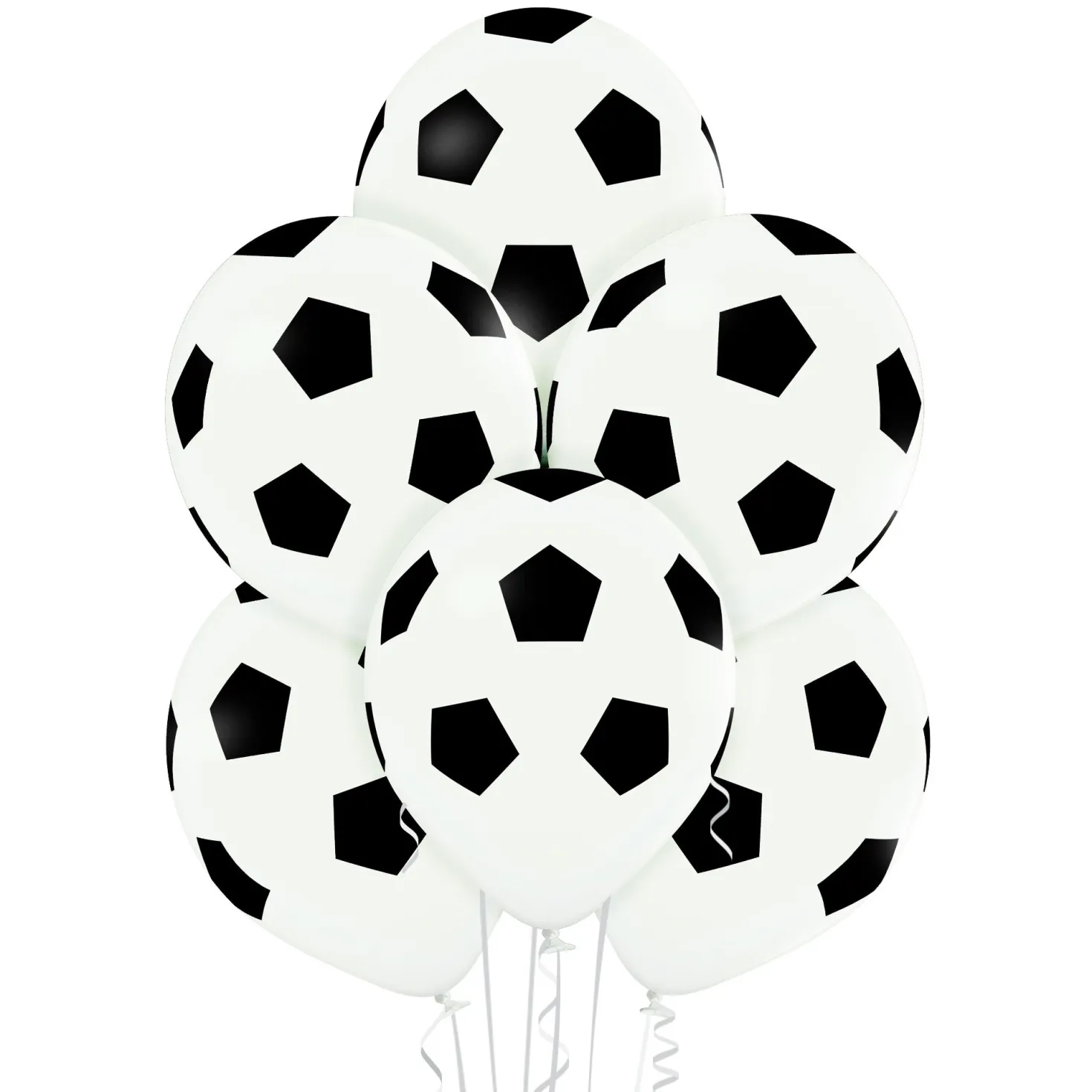 Jalkapallo ilmapallo 30 cm 6 kpl/pss