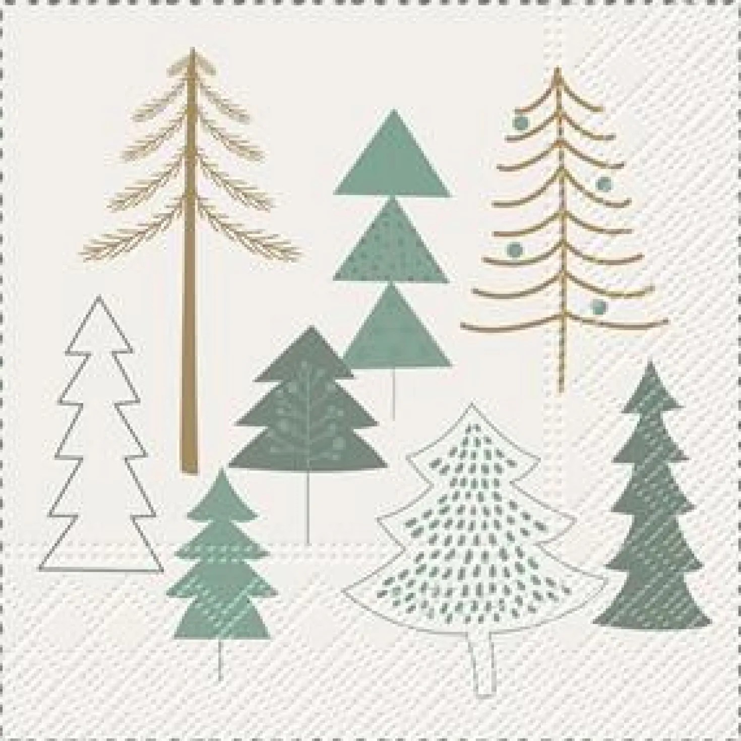 Joulukuuset lautasliina 33 x 33 cm 20 kpl/pkt